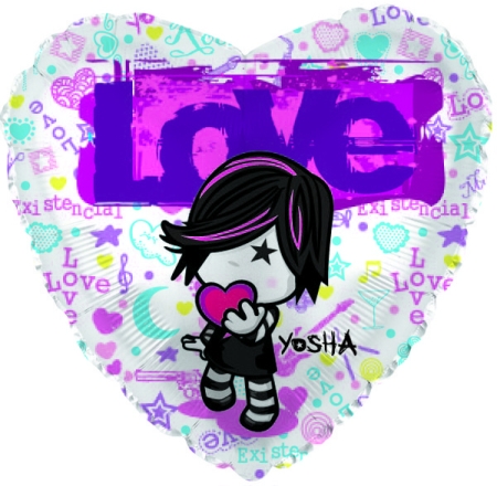 Yosha Love White/Pink - Click Image to Close