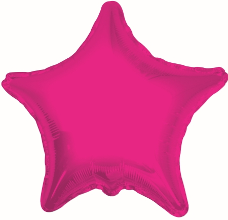 Hot Pink Star 9" - Click Image to Close