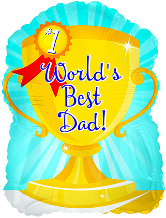 Worlds Best Dad Trophy 9" - Click Image to Close