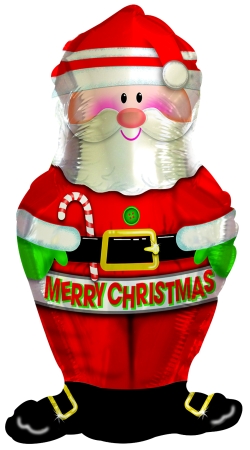 Santa Shape 12" - Click Image to Close