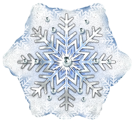 Prism Pattern Snowflake 9" x - Click Image to Close