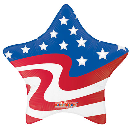 USA Flag Star 9" - Click Image to Close