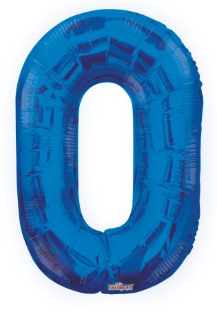 Number 0 Royal Blue Shape PKGD - Click Image to Close