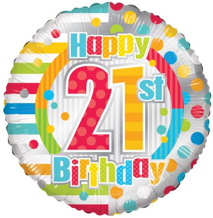 21st Birthday Dots & Lines - Click Image to Close