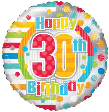 30th Birthday Dots & Lines - Click Image to Close