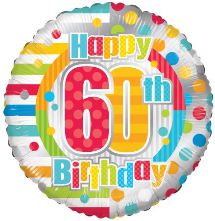 60th Birthday Dots & Lines - Click Image to Close