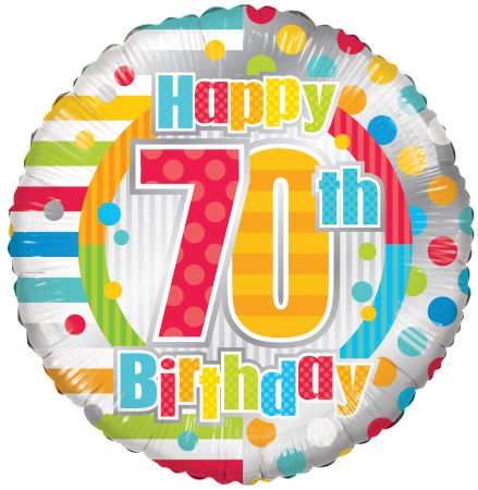 70th Birthday Dots & Lines - Click Image to Close