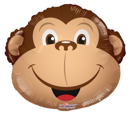 Monkey Head Mini Shape 14" x - Click Image to Close