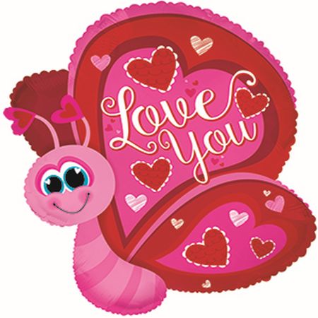 Love You Flutterfly Mini-Shape 12” - Click Image to Close