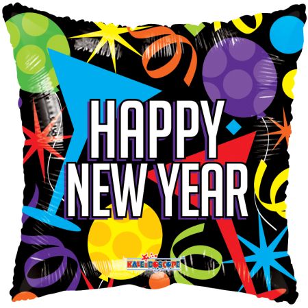 HNY Balloons 9" x - Click Image to Close