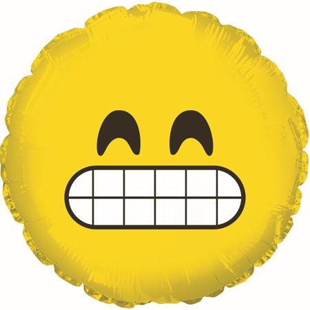 Grinning Face Emoji 9" - Click Image to Close