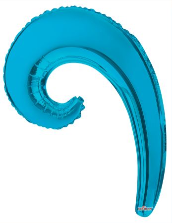 Kurly Wave Turquoise Blue - Click Image to Close