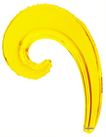 Kurly Wave Yellow - Click Image to Close