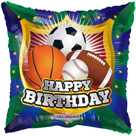 Happy Birthday Sports Shield - Click Image to Close