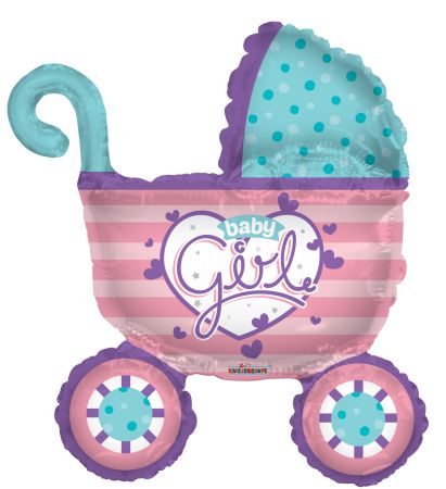 Baby Girl Stroller Shape - Click Image to Close