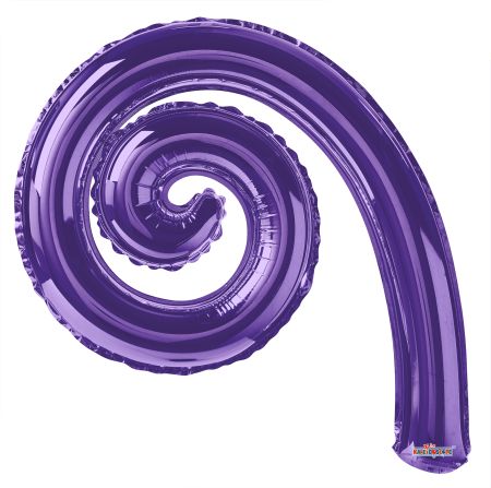 Kurly Spiral Purple - Click Image to Close