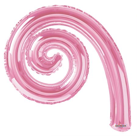 Kurly Spiral Pink - Click Image to Close