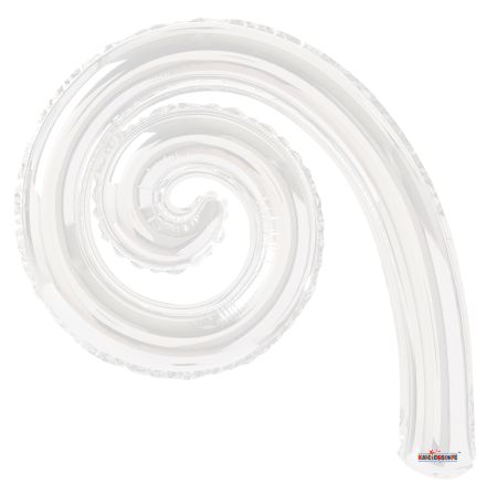 Kurly Spiral White - Click Image to Close