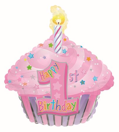 1st Birthday Pink - Click Image to Close