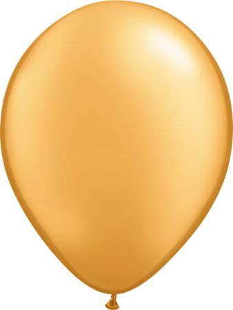 5" QUALATEX GOLD METALLIC LATEX - Click Image to Close