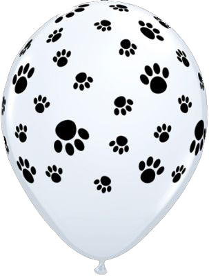 QUALATEX Paw Print Latex - Click Image to Close