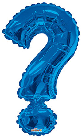 Royal Blue Question Mark - Click Image to Close