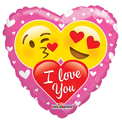 ILY Couple of Smilies 9” - Click Image to Close