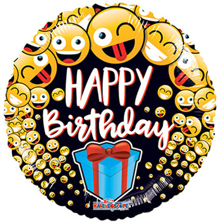 Birthday Smilies & Present - Click Image to Close