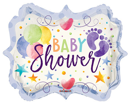 Baby Shower Watercolor Shape x - Click Image to Close
