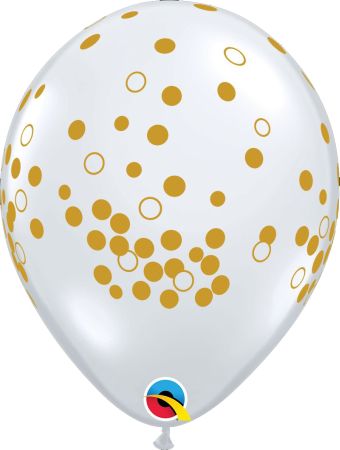 Qualatex Confetti Dots Latex - Click Image to Close