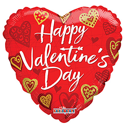 Happy Valentine's Day Hearts & Arrows - Click Image to Close