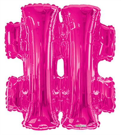 Magenta Hashtag - Click Image to Close