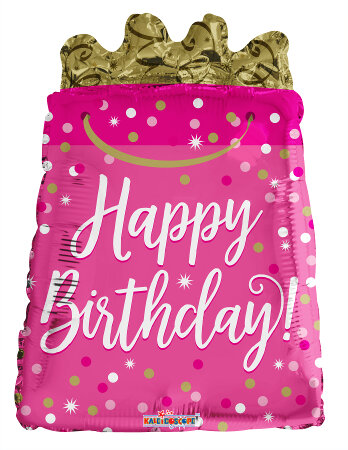 Birthday Gift Bag Shape - Click Image to Close