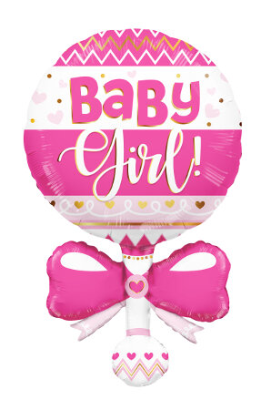 Baby Girl Rattle - Click Image to Close