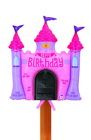 Birthday Castle Mailbox - Click Image to Close