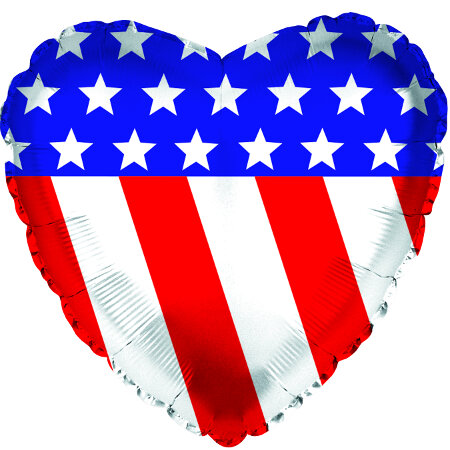 Patriotic Heart 9” - Click Image to Close