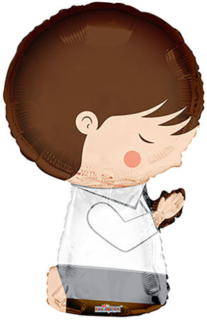 Boy Praying - Click Image to Close