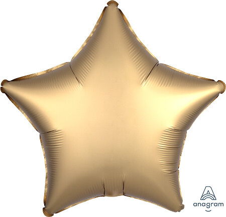 Satin Luxe Gold Star - Click Image to Close