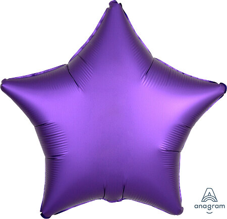 Satin Luxe Purple Star - Click Image to Close