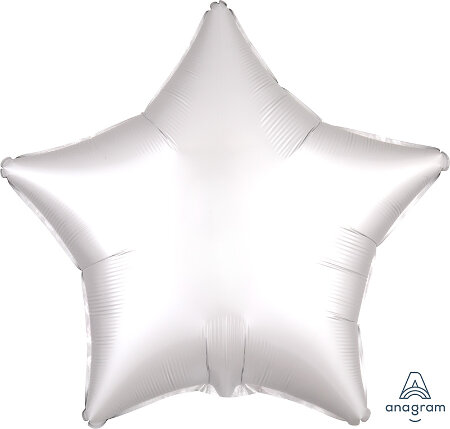 Satin Luxe White Star - Click Image to Close