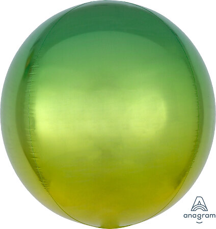 Ombre Yellow/Green Orbz PKGD - Click Image to Close