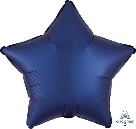 Satin Luxe Navy Star - Click Image to Close