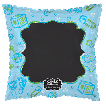 Chalk Your Message! Baby Blue Chalkboard x - Click Image to Close