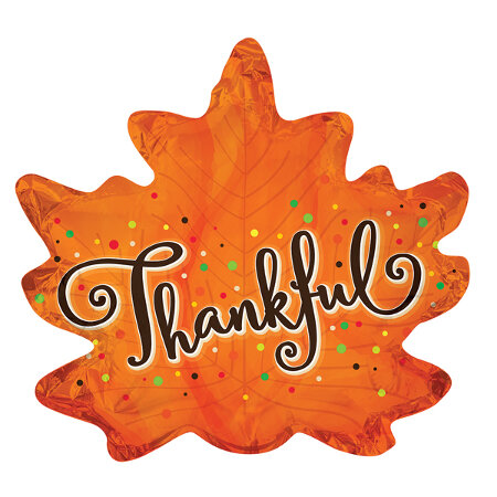 Thankful Leaf 10" - Click Image to Close