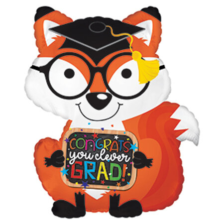 Clever Grad Fox - Click Image to Close