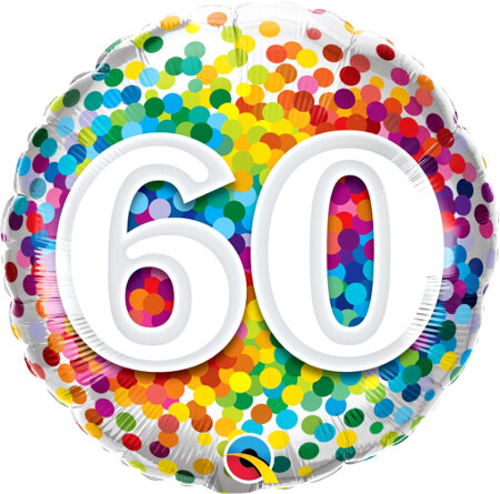 60 Rainbow Confetti - Click Image to Close