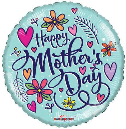 HMD Hearts and Flowers 9" - Click Image to Close