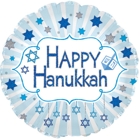 Hanukkah Blue Glitter - Click Image to Close