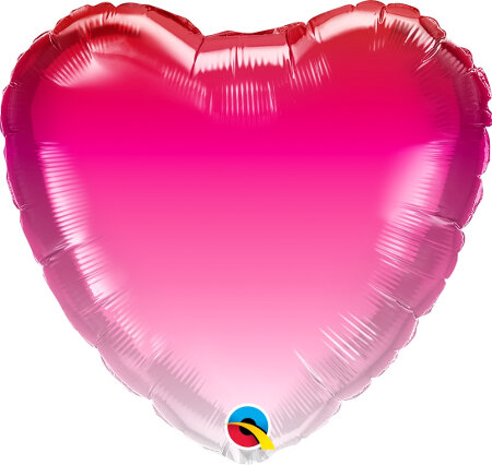 Pink Ombre Heart - Click Image to Close