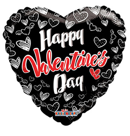 Happy Valentine's Day Sketch Hearts - Click Image to Close